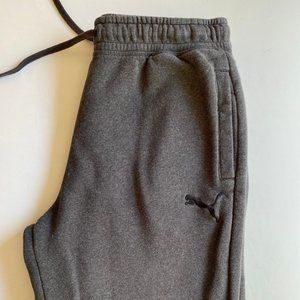 Puma Fleece Sweatpants - Dark Gray